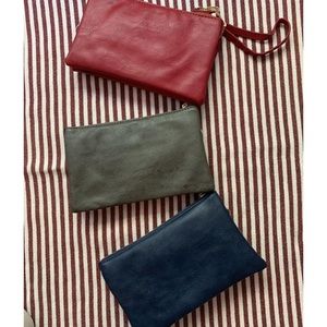 Red, blue, dark gray crossbody